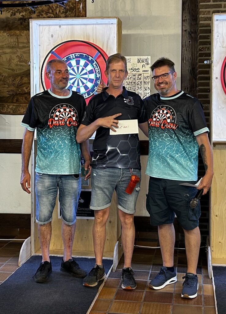 Jurgen Vansteenberghe tweede plaats B-finale van de Balegem Darts Grand Prix enkeltornooi 2025